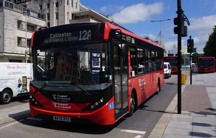 Transport for Cornwall Alexander Dennis Enviro200MMC 2447